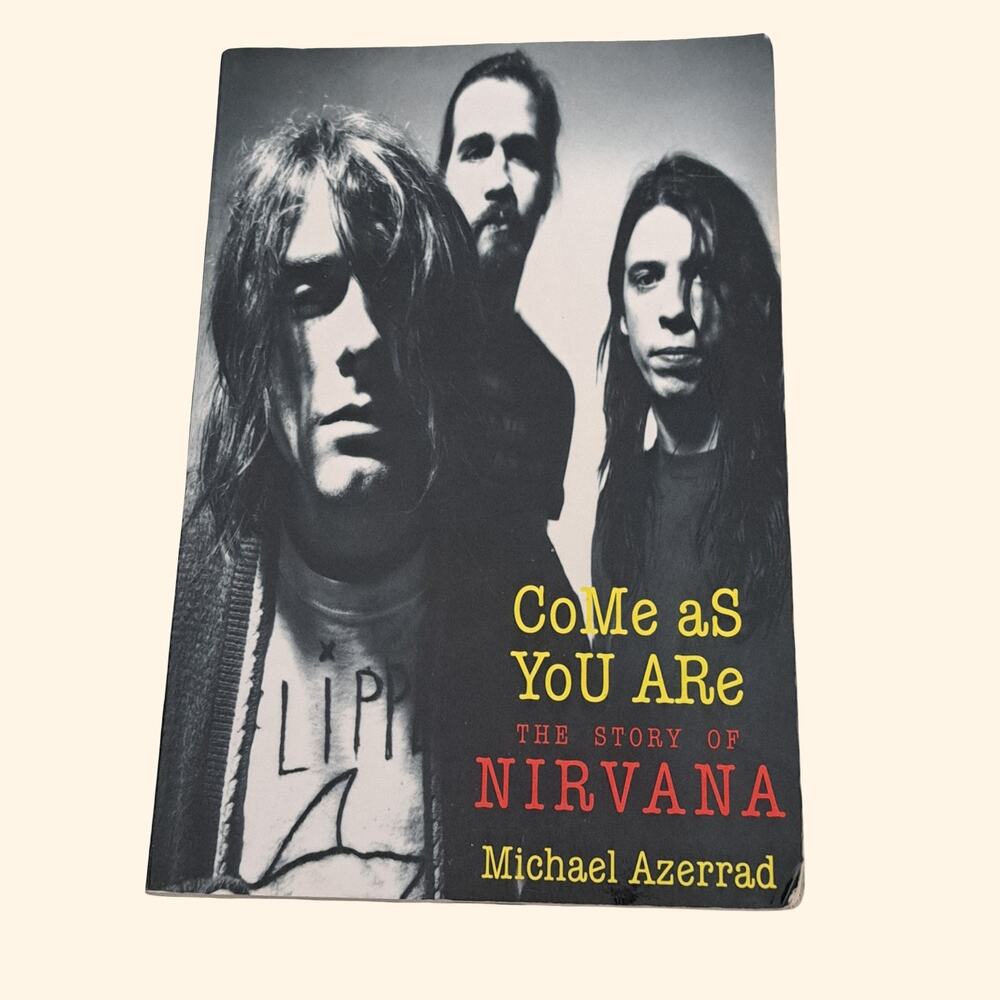 Come As You Are:The Story of Nirvana 1993 1stEdition Vintage 90s Grunge Bio Book
